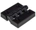 Hinge, Black, 64mm, Polyamide (PA), Pack of 2 pieces